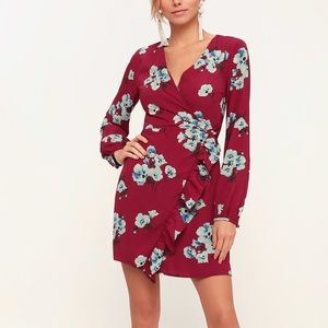 Lulus wrap dress